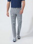Hiltl Tilo I Light Glen Plaid Yarn Dyed Comfort Stretch Broek Blauw