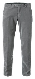 Hiltl Trento Twill Cotton Stretch Broek Donker Grijs