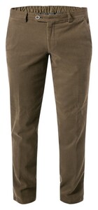 Hiltl Trento Twill Cotton Stretch Broek Donker Groen