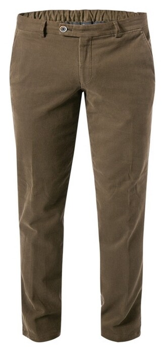 Hiltl Trento Twill Cotton Stretch Broek Donker Groen