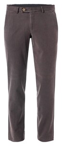 Hiltl Trento Twill Cotton Stretch Broek Grijsbruin