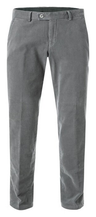 Hiltl Trento Twill Cotton Stretch Pants Dark Gray