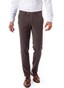 Hiltl Trento Twill Cotton Stretch Pants Greybrown