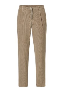 Hiltl Turin 2 Soft Touch Drawstring Velvet Corduroy Corduroy Broek Beige