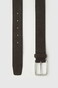 Hiltl Uni Color Velours Riem Donker Bruin