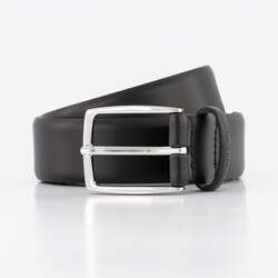 Hiltl Uni Leather Riem Zwart