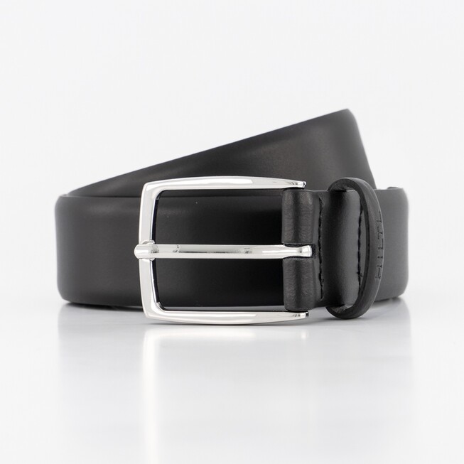 Hiltl Uni Leather Riem Zwart