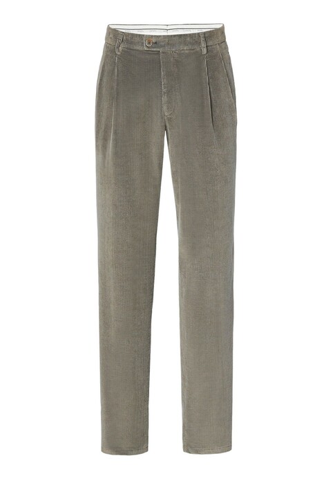 Hiltl Varac Two Toned Corduroy Corduroy Broek Grijs-Bruin