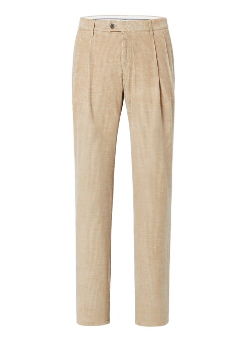 Hiltl Varac Two Toned Corduroy Corduroy Trouser Camel-White
