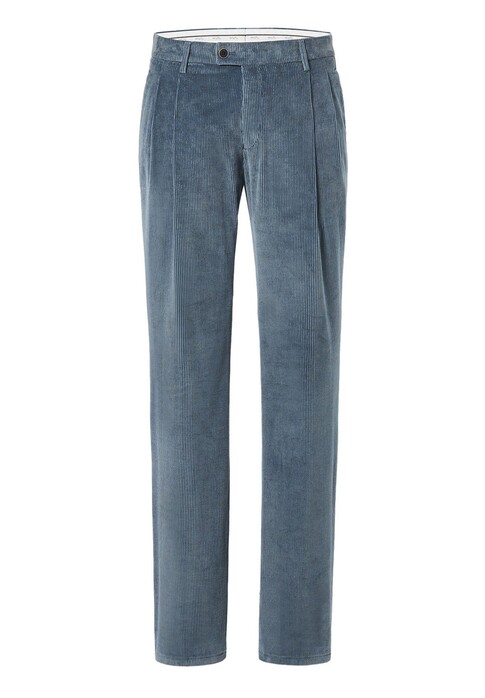 Hiltl Varac Two Toned Corduroy Corduroy Trouser Dark Grey-Blue