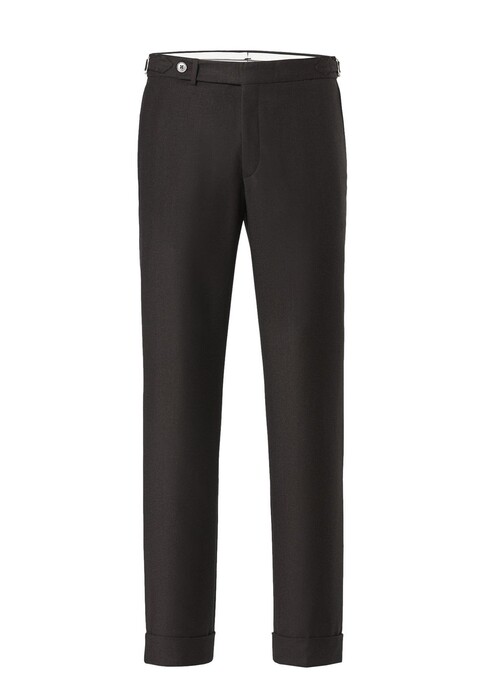 Hiltl Varo-U Luxury Wool Cashmere Blend Broek Donker Bruin