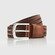 Hiltl Woven Leather Riem Cognac