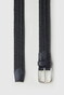 Hiltl Woven Leather Riem Donker Blauw