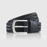 Hiltl Woven Leather Riem Donker Blauw