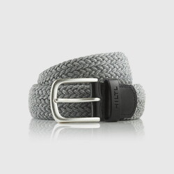 Hiltl Woven Melange Multitone Riem Grijs Melange
