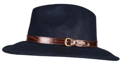 Horka Wolvilthoed Oprolbaar Waterproof Hoed Navy