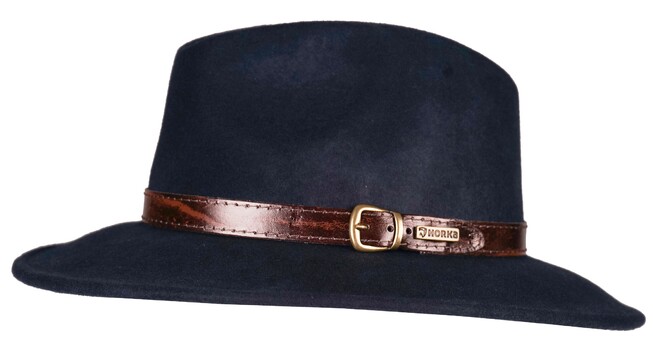 Horka Wolvilthoed Oprolbaar Waterproof Hoed Navy