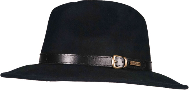 Horka Wolvilthoed Oprolbaar Waterproof Hoed Zwart