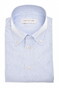 John Miller Button-Down Cotton Non-Iron Allover Stripe Overhemd Licht Blauw