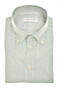 John Miller Button-Down Cotton Non-Iron Allover Stripe Overhemd Midden Groen