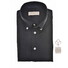 John Miller Button Down Plain Color Cotton Tricot Overhemd Zwart