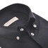John Miller Button Down Plain Color Cotton Tricot Overhemd Zwart