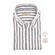 John Miller Button-Down Stripe Cotton Flanel Overhemd Donker Blauw