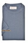 John Miller Casual Crew Neck Solid Color Hyperstretch T-Shirt Mid Blue