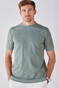 John Miller Casual Crew Neck Solid Color Hyperstretch T-Shirt Midden Grijs
