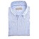 John Miller Cotton-Linen Blend Hairline Overhemd Licht Blauw