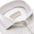 John Miller Disk Dot Cutaway Slim Fit Overhemd Licht Bruin