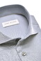 John Miller Extra Long Sleeve 7 Wide Spread Collar Cotton Non-Iron Overhemd Midden Blauw