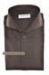 John Miller Extra Long Sleeve Hyperstretch Cutaway Collar Shirt Dark Brown Melange