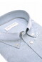 John Miller Flannel Organic Cotton Shirt Overhemd Licht Blauw