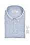 John Miller Flannel Organic Cotton Shirt Overhemd Licht Blauw