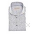 John Miller Herringbone Large Check Cutaway Cotton Stretch Overhemd Donker Blauw
