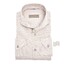 John Miller Hexagonal Pattern Tailored Fit Overhemd Zand
