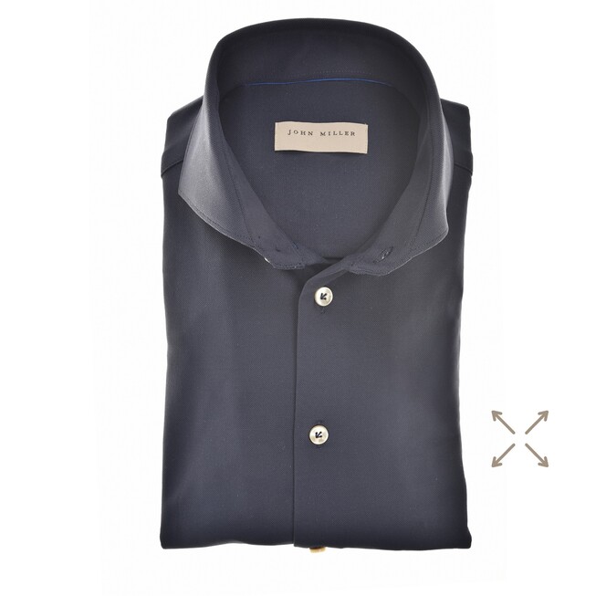 John Miller Hyperstretch Performance Shirt Overhemd Navy