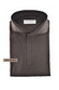 John Miller Long Sleeve Slim Zip Collar Hyperstretch Polo Donker Bruin
