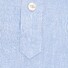 John Miller Loose Fit Cutaway Collar Linnen Cotton Blend Polo Licht Blauw