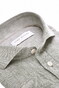 John Miller Loose Fit Cutaway Linnen Cotton Mini Herringbone Polo Donker Groen