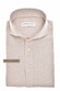 John Miller Loose Fit Cutaway Linnen Cotton Mini Herringbone Polo Sandy