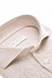 John Miller Loose Fit Cutaway Linnen Cotton Mini Herringbone Polo Sandy