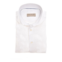 John Miller Luxury Linen Overhemd Wit