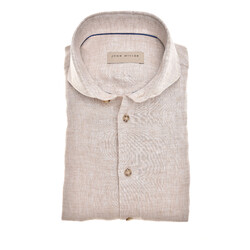 John Miller Luxury Linen Shirt Sand