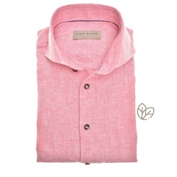 John Miller Luxury Pure Linen Overhemd Roze