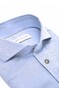 John Miller Natural Comfort Knitted Organic Cotton Shirt Overhemd Licht Blauw