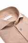John Miller Natural Comfort Knitted Organic Cotton Shirt Overhemd Midden Bruin