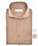 John Miller Natural Comfort Knitted Organic Cotton Shirt Overhemd Midden Bruin