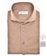 John Miller Natural Comfort Knitted Organic Cotton Shirt Overhemd Midden Bruin